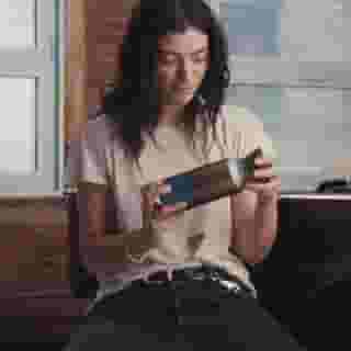 @lorde explains the obsession she has with her titanium rainbow water bottle and how it connects to her new album ‘Virgin.’ See Lorde show off the artifacts that inspired her new album – full video at the link in bio.