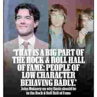 "I know far more about their constant bitching than I have memories of loving their music," says @johnmulaney about @oasis, but he still thinks they've been snubbed from the Rock & Roll Hall of Fame. "They get a vote in my mind because they’d be disgruntled during the acceptance speech." At the link in our bio, read Mulaney talk all about this year’s honored artists — and the ones that didn’t make it. 📸 Dave Benett/Getty, Lyvans Boolaky/FilmMagic