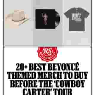 Beyoncé‘s #CowboyCarter tour kicks off in just a couple of days. From vinyl packages, official tour merch, and even a newly-released whiskey, we compiled a list of the best items to pick up ahead of what's sure to be the summer's biggest tour. Hit the link in bio to check it out. #RSrecommends