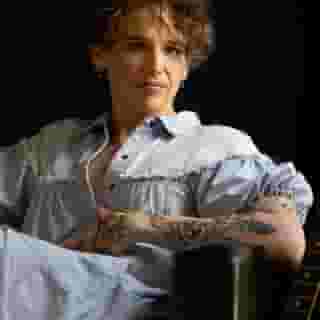 @vandoliers, a country-punk band from Texas, went viral in 2023 after playing a show in drag to protest an anti-drag bill. "People kept asking me, ‘Is there anybody queer or trans in your band?’ And I’d go, ‘No! We’re just a bunch of hairy dudes!’" says singer Jenni Rose, who is coming out as a trans woman. "But that wasn’t really true.” Read more at the link in our bio. 📸 @allisonvsmith