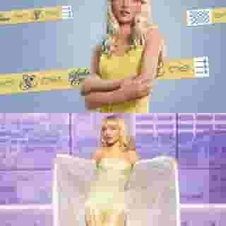 It looks like Fortnite is about to get a shot of espresso. @sabrinacarpenter will officially join the online game on April 8 with new character skins, music packs, and more. More details at the link in our bio. 📸 Christopher Polk/Rolling Stone via Getty, Kevin Mazur/Getty