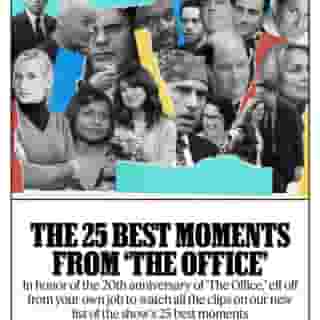 'The Office' premiered 20 years ago today. In honor of its milestone anniversary, we prepared a list of the show’s 25 greatest moments. Link in bio.