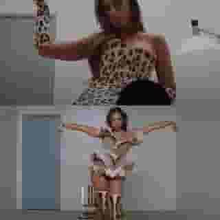 @tatemcrae strikes a pose in the music video for her new single, "Sports Car." Hit the link in our bio to watch and listen.