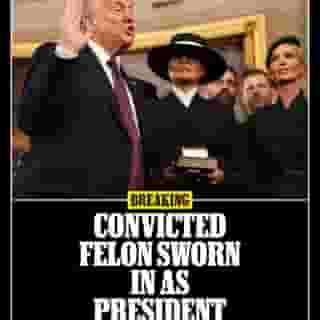 Here we go again. Donald Trump took the oath of office for a second time on Monday, becoming the second president to serve nonconsecutive terms. Hit the link in bio to learn more. 📷 Chip Somodevilla/Getty