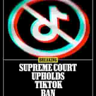 The Supreme Court has upheld a law banning TikTok in the United States, paving the way for the platform to go dark on Sunday. Hit the link in bio to read more.