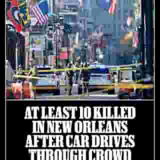 "This man was trying to run over as many people as he possibly could," the superintendent of the New Orleans Police Department said of suspect who has now been identified as Shamsud Din Jabbar, 42. Hit the link in bio for more on the latest. 📷 Michael DeMocker/Getty
