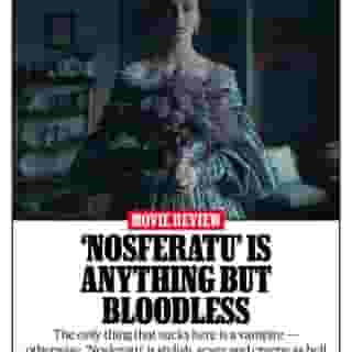 'Nosferatu' is Robert Eggers’ film, from first frame to last, and it’s his determination to wrap his particular, peculiar sensibility in and around a century-old classic that makes this feel like more than just Horror Movie Karaoke 101. Or at the very least, it makes this one hell of a love letter written in period-appropriate ink and with an artisanally feathered quill. Hit the link in bio to read the full Rolling Stone review of 'Nosferatu.' 📷 Aidan Monaghan/Focus Features