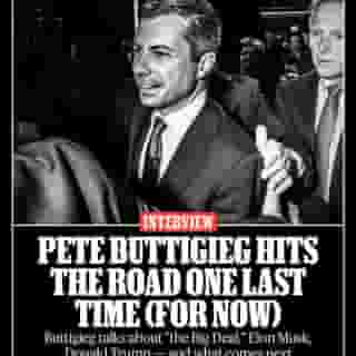 In a new interview with Rolling Stone, transportation secretary @pete.buttigieg talks about the past four years and what's ahead. Hit the link in our bio to read. 📸  Drew Angerer/Getty, Scott Olson/Getty