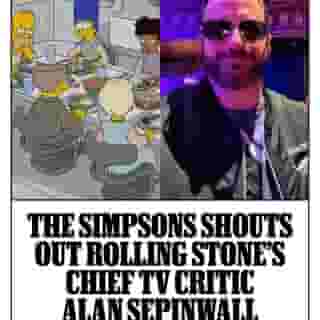 Rolling Stone's chief TV critic and pop culture connoisseur Alan @sepinwall got a shoutout on last night's episode of @thesimpsons 📺 Hit the link in bio to read Alan's recaps and reviews. 

NEW

12:29