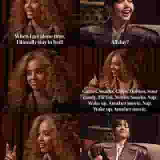 @tyla and @lalalalisa_m talk about their ideal days off (sounds a lot like ours). More gems in our new #MusiciansOnMusicians conversation, read/watch at the link in bio