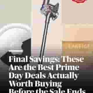 Amazon's #PrimeDay event ends in a few hours, check out our top picks on the practical items offering the steepest last-minute discounts — from brands like Apple, Dyson, Levi's and more. Link in bio.
