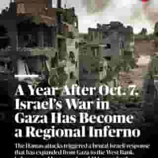 A year after Hamas led the Oct. 7 attacks from Gaza, stunning Israelis with unprecedented carnage, Israel has gone from disbelief in its own security failures to expanding an unprecedented war on all fronts with no end in sight. Rolling Stone's Jesse Rosenfeld looks back at one year of war at the link in bio. 📸 Yahya Hassouna/AFP
