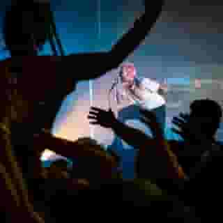 British punk band IDLES (@idlesband) brought their latest album, 'Tangk,' to NYC's Forest Hills Stadium last Friday in characteristically raucous fashion. Hit the link in our bio to see our full gallery of photos. 📸 @grifflotz and @sachalecca for Rolling Stone