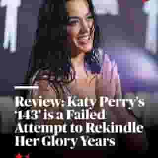 The maximalist productions Katy Perry used to lord over feel as dated as a Vine. Hit the link in bio to read the Rolling Stone review of #143. 📷 Mike Coppola/Getty