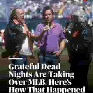 Promotional nights, bobblehead giveaways, and Deadhead playlists — Grateful Dead and Jerry Garcia Nights are taking over Major League Baseball. "Hippies and pro sports have not had a lot of things they've agreed on in the past," says Trixie Garcia, Jerry’s daughter. "But this seems to be one of them." Hit the link in bio to read more about the phenomenon. 📷 Otto Greule Jr / Stringer, Chris Szagola/@apnews, John Hefti/Icon SMI/Corbis/Icon Sportswire