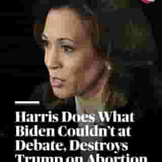 Vice President Kamala Harris took the former president to task for lying about reproductive freedom — and then some. Hit the link in bio to read more. #Debate2024 📷 Win McNamee/Getty