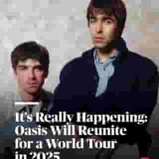 It’s really happening: fifteen years after one of music’s most acrimonious breakups, Liam and Noel Gallagher’s @oasis will play U.K. and Ireland shows. Hit the link in bio for all the details
