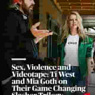 In a new interview with Rolling Stone, Ti West and Mia Goth opened up about the process of making @A24's 'X,' 'Pearl' and 'MaXXXine.' They also talked about how they work so well as a team, why Goth needed to cowrite #Pearl, the art of recreating the 1980s without turning into nostalgia-bait, and a lot more. Read it now at the link in our bio. 📸 @likethejetsons & @justin_lubin