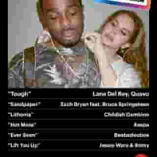 This week, @zachlanebryan continues to make the case for the top songwriter of his generation while enlisting greats like Bruce @springsteen and Lana Del Rey (@honeymoon) and @quavohuncho tune into each other’s tough attitudes. Plus, new music from @aespa_official, @radvxz, @donaldglover, and more. See the full playlist by clicking the link in our bio.