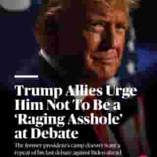 Ahead of tonight's presidential debate between President Joe Biden and former President Donald Trump, various Republicans close to Trump have been counseling him for weeks with a message that boils down to a more diplomatic version of the following: "Please be less of yourself at the June debate, for the love of God." Read more at the link in our bio.