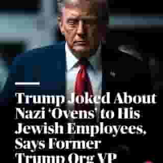 A former Trump Organization vice president recalled a story of a time when Donald Trump once joked about Nazi “ovens” to Jewish executives in the room. Hit the link in bio to read more.