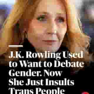 The once-beloved children's author J.K. Rowling seems unable to think about anything besides policing gender. Read more at the link in our bio. 📷 Andrew Milligan/PA Images via Getty