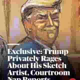 Trump has privately raged over everything from reports that he can’t stop dozing off, to how the court sketch artist is rendering him, to late-night talk show hosts joking about his legal troubles, three sources with knowledge of the matter tell Rolling Stone. Hit the link in bio to read what they told us about Trump's raging in the past week. 📷 Jane Rosenberg/Pool Photo/AP