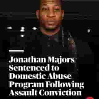 Jonathan Majors was sentenced to a 52-week domestic abuse prevention program after being convicted of recklessly assaulting and harassing his ex-girlfriend. More at the link in our bio.