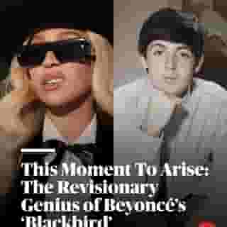 @beyonce has so many audacious culture-clash triumphs all over #COWBOYCARTER. But one of the most stunning moments is also one of the simplest: her version of The Beatles classic "Blackbird." At the link in bio, Rolling Stone's @robbiesheff examines how the 'Cowboy Carter' highlight brings the 'White Album' classic full circle. 📷 @blaircaldwell & Michael Ochs Archives/Getty