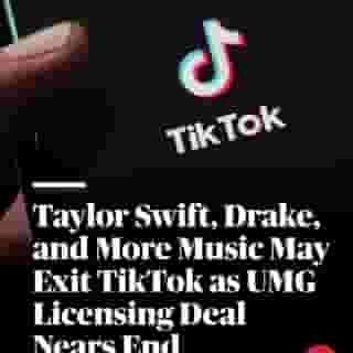 Universal Music Group — the recording music giant for superstar artists including Taylor Swift, Billie Eilish, Olivia Rodrigo, Drake, Kendrick Lamar, and Post Malone — issued a stern warning that it will yank its music from TikTok if the companies do not reach an agreement for a new licensing deal. More at the link in our bio.