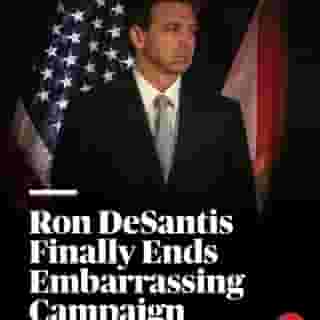 Florida Governor Ron DeSantis entered the 2024 GOP presidential race with an unprecedented cash haul, and leaves as its biggest loser. Hit the link in bio to read more. 📷 Thomas Simonetti/Getty