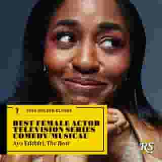 Ayo Edebiri with the win for 'The Bear. More of the night's winners at the link in our bio.