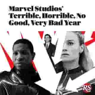 From onscreen pile-ups to offscreen scandals — Rolling Stone looks back at how the blockbuster company nearly destroyed their MCU cash cow in 2023. Hit the link in bio to read.