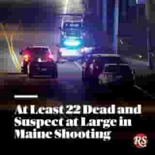 A manhunt is underway for a gunman who killed at least 22 people and injured dozens more this evening in Lewiston, Maine. Hit the link in bio for the latest. 📷 AP Photo/Robert F. Bukaty