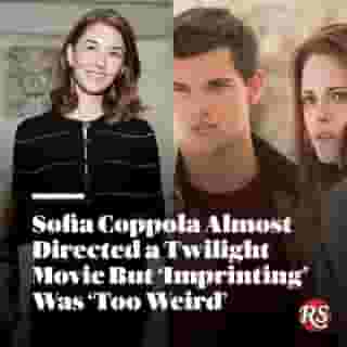 And she has a point! The #Priscilla director tells Rolling Stone: "We had one meeting, and it never went anywhere. I thought the whole imprinting-werewolf thing was weird. The baby. Too weird!" Hit the link in bio to read our interview with Coppola, where she talks about shattering Elvis mythology, Taylor Swift, why she didn't make a Twilight or Little Mermaid movie, nepotism, Greta Gerwig's Barbie, the state of Hollywood, and more.