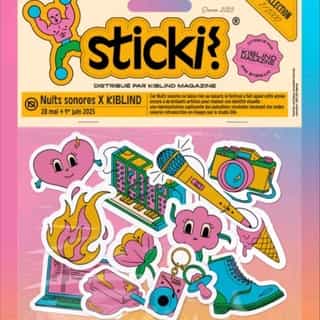 💖 𝗦𝗧𝗜𝗖𝗞𝗜 - 𝗡𝗨𝗜𝗧𝗦 𝗦𝗢𝗡𝗢𝗥𝗘𝗦 🎶
Notre grande messe annuelle des musiques électroniques est de retour du 28 mai au 1er juin à Lyon et c'est peu dire qu'on trépigne déjà d'impatience. Au lieu de vous présenter le formidable festival qu'est Nuits sonores seulement grâce à des mots, on a décidé cette année de vous en faire les louanges grâce à des illustrations. 

Ci-dessus donc, une sélection des éléments de la programmation de la 22ème édition de @nuits_sonores qui nous ont tapé dans l'œil, transformés en stickers illustrés pour cette fois, taper dans le vôtre 👀

On se voit là-bas fin mai ? 

🔗Billetterie Nuits sonores → nuits-sonores.com (lien dans la bio)
______
Our annual electronic music festival returns to Lyon from May 28 to June 1, and it's an understatement to say that we're already looking forward to. Instead of presenting Nuits sonores in words only, this year we've decided to praise the festival with illustrations. 

So, above, a selection of elements from the program of the 22nd edition of @nuits_sonores that caught our eye, transformed into illustrated stickers to this time catch yours 👀

See you there at the end of May? 

🔗Nuits sonores box office → nuits-sonores.com (link in bio)

#sticki #sticker #festival #nuitsso2025 #nuitssonores #lyon #lesgrandeslocos #lesucre #lasucriere#heatlyon