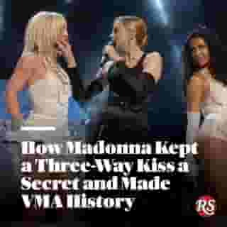 In 2003, Madonna, Britney Spears, and Christina Aguilera opened the VMAs and made television history with an infamous three-way kiss. 20 years later, former MTV execs share the inside story of how it all went down. Hit the link in bio to read. 📷 Frank Micelotta/Getty