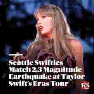 The audience that packed into Lumen Field across two nights for Taylor Swift's Eras Tour shows caused record-breaking seismic activity, according to a seismologist. Hit the link in bio TO READ ON @applenews 📷 Mat Hayward/TAS23/Getty