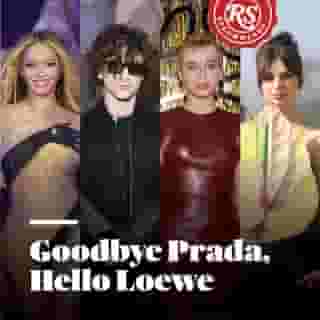 The 2023 Q2 index for "Fashion’s Hottest Brands and Products" has dropped and Loewe is kicking some serious ass — hit the link in bio to read what Prada's dethroning means for fashion, culture, and your own purchase decisions. #RSrecommends 