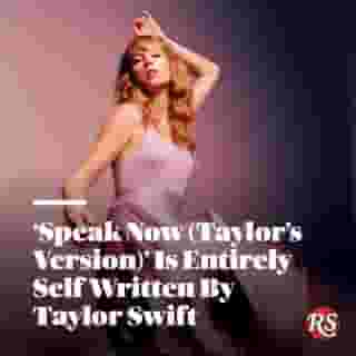 #SpeakNowTaylorsVersion is entirely self-written like the 2010 original. "I love this album because it tells a tale of growing up, flailing, flying and crashing… and living to speak about it," @taylorswift writes. Hit the link in bio to read more.