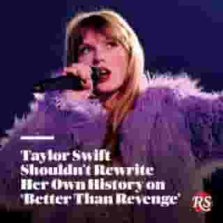 Changing the past 'Speak Now (Taylor’s Version),' which drops tonight, would compromise her goal of devaluing her old recordings. Hit the link in bio to read the case for the OG "Better Than Revenge." 📷 John Shearer/Getty