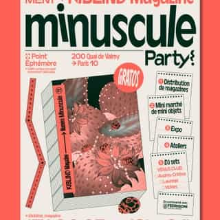🪩 𝗦𝗢𝗜𝗥𝗘́𝗘 𝗗𝗘 𝗟𝗔𝗡𝗖𝗘𝗠𝗘𝗡𝗧 - 𝗞𝗜𝗕𝗟𝗜𝗡𝗗 𝗠𝗜𝗡𝗨𝗦𝗖𝗨𝗟𝗘 🐞

Parisien·nes, dégainez vos agendas ! On fêtera le lancement de notre nouveau magazine, Kiblind "Minuscule", le jeudi 6 mars au @pointephemere 💃

Au programme, de 18h à 01h : 
📚Distribution de mags à gogo
📀 Les DJ sets d' @audreycristea + @laurage.ko + @vickies.dj de @venusclubofficiel 
🪅 Un mini marché de mini objets avec @mcsqurrl, @clapclap_nailsclub et @chateauminus 
🖍 Des ateliers
🔎 Des expos
Et plein d'autres mini surprises au maxi effet

🤝 En partenariat avec @fedrigonifrance & @fedrigoni.paper 

💸 Gratos 

Jeudi 6 mars 
Point Éphémère
200 quai de Valmy
75010 PARIS

Cet évènement a été délocalisé de la @gaitelyrique au @pointephemere.
Tout notre soutien à la Gaîté Lyrique qui reste subit occupation et une fermeture au public depuis plus de deux mois 💪🫶

#event #kiblindmagazine #kiblindminuscule #pointephemere