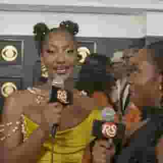 Right after @temsbaby won the award for 'Best Melodic Rap Performance' at the #GRAMMYs, she talked to Rolling Stone's @delisamarie_ about the collaboration and what taking home the W meant to her. Hit the link in bio to watch the full interview.