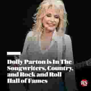 LIVING LEGEND. Last night, @dollyparton celebrated her #RockHall2022 induction by performing the classic "Jolene" with an all-star cast including Pink, Brandi Carlile, and..."Metal God" Rob Halford (?!). Hit the link in bio to watch. 📸 Valerie Macon/Getty