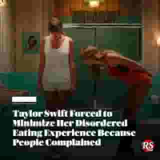 Taylor Swift removed a visual where a scale read "FAT" in her "Anti-Hero" music video. But is her portrayal of her disordered eating really the problem? Hit the link in bio to read more. 📸 Taylor Swift/YouTube