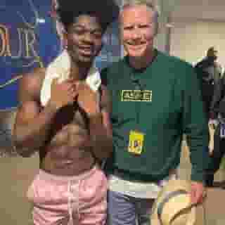 Will Ferrell backstage at @lilnasx's Los Angeles stop on the Long Live Montero Tour. Hit the link in bio to read our review from the evening 📸 via @lilnasx