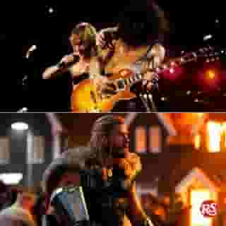 @thorofficial: Love and Thunder uses three songs from @gunsnroses' 'Appetite for Destruction'—an album that wasn't exactly...Disney friendly. Hit the link in bio to read more about how GN’R mixed drugs, punk and classic rock to make their brilliantly trashy debut. 📸 Ke.Mazur/WireImage & via @marvelstudios