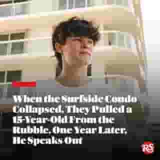 One year after the tragic Surfside condo collapse, the "miracle boy" Jonah Handler reveals the truth about his harrowing rescue from the rubble, a year of balancing trauma with hope — and how he became ‘the key witness’ to a billion-dollar settlement. Hit the link in bio to read. 📸 @ysaperez for Rolling Stone