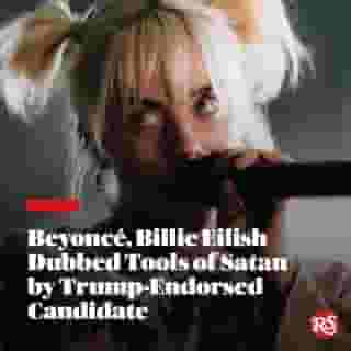 Unfortunately, the music slaps hard. If you want to know who else a real candidate for Michigan Secretary of State (endorsed by Republicans and Trump) thinks is placing children "under satanic delusion," hit the link in bio.

📸 Rich Fury/Getty