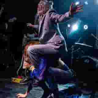 @phoebebridgers, @sloppyjanebandd, @whereismuna, and the rest of the Saddest Factory all-stars stood up for trans youth at their #SXSW showcase. Swipe through to see photos and hit the link in our bio to read our review. 

📸 @grifflotz